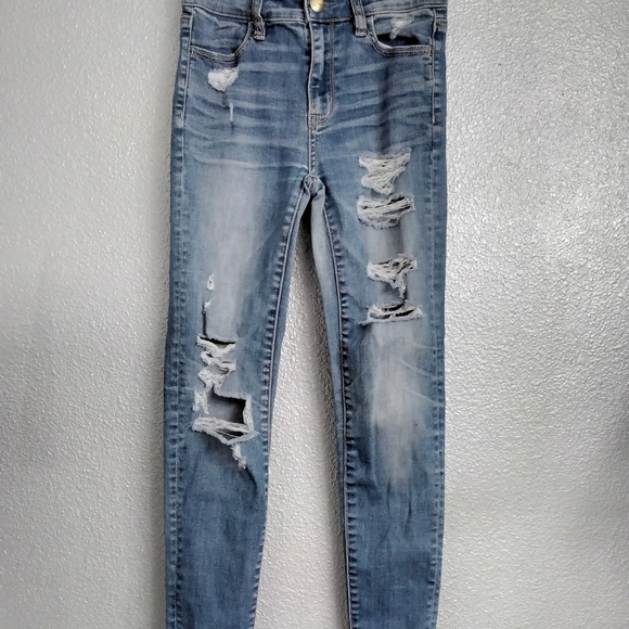 American Eage Women's Hi Rise Jegging   Size 0 - Picture 1 of 5